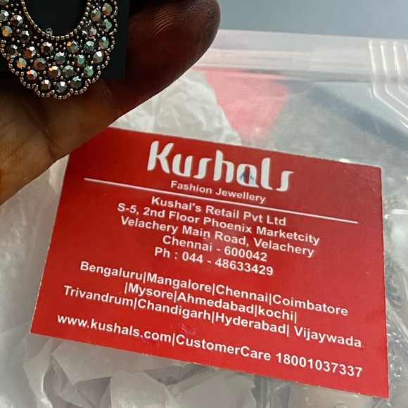 Kushals brand new earrings - Picture 3 of 7